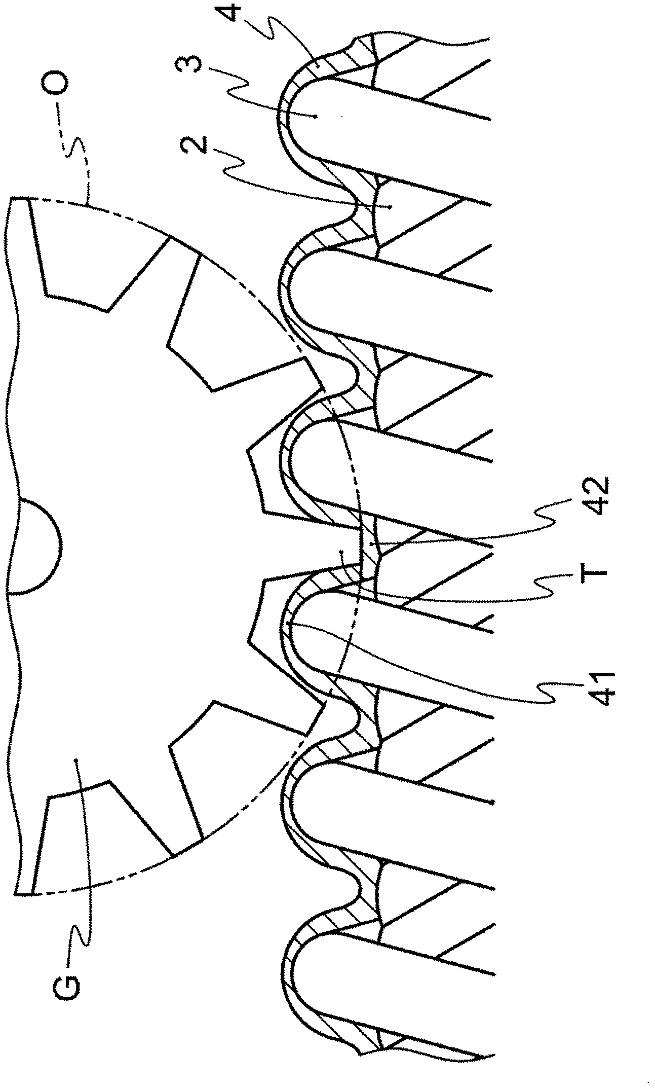 Toothed cable