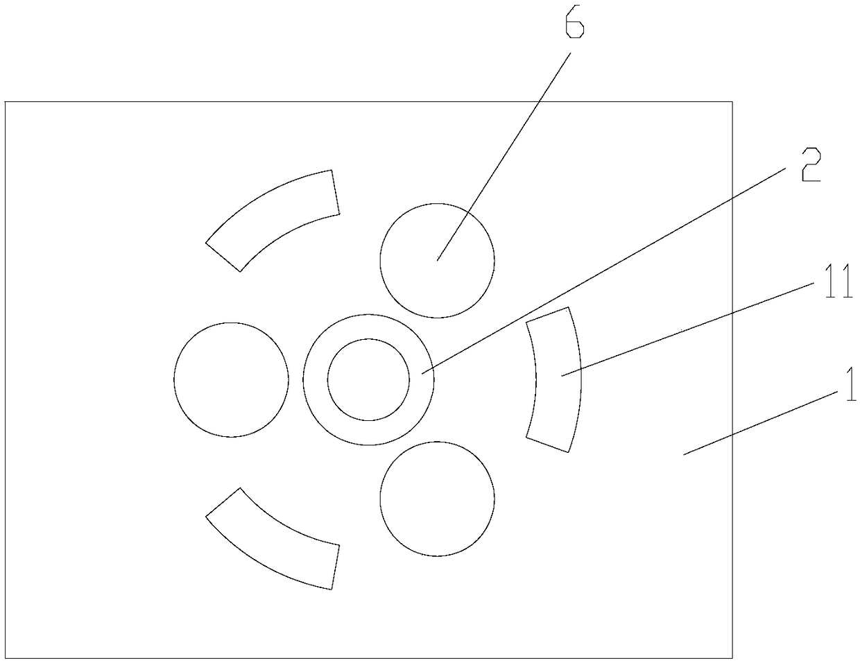 Clamping tooling for three bearing holes on bearings for fine boring rv reducers