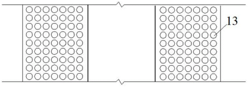 Existing expressway (railway) embankment lightening settlement control method