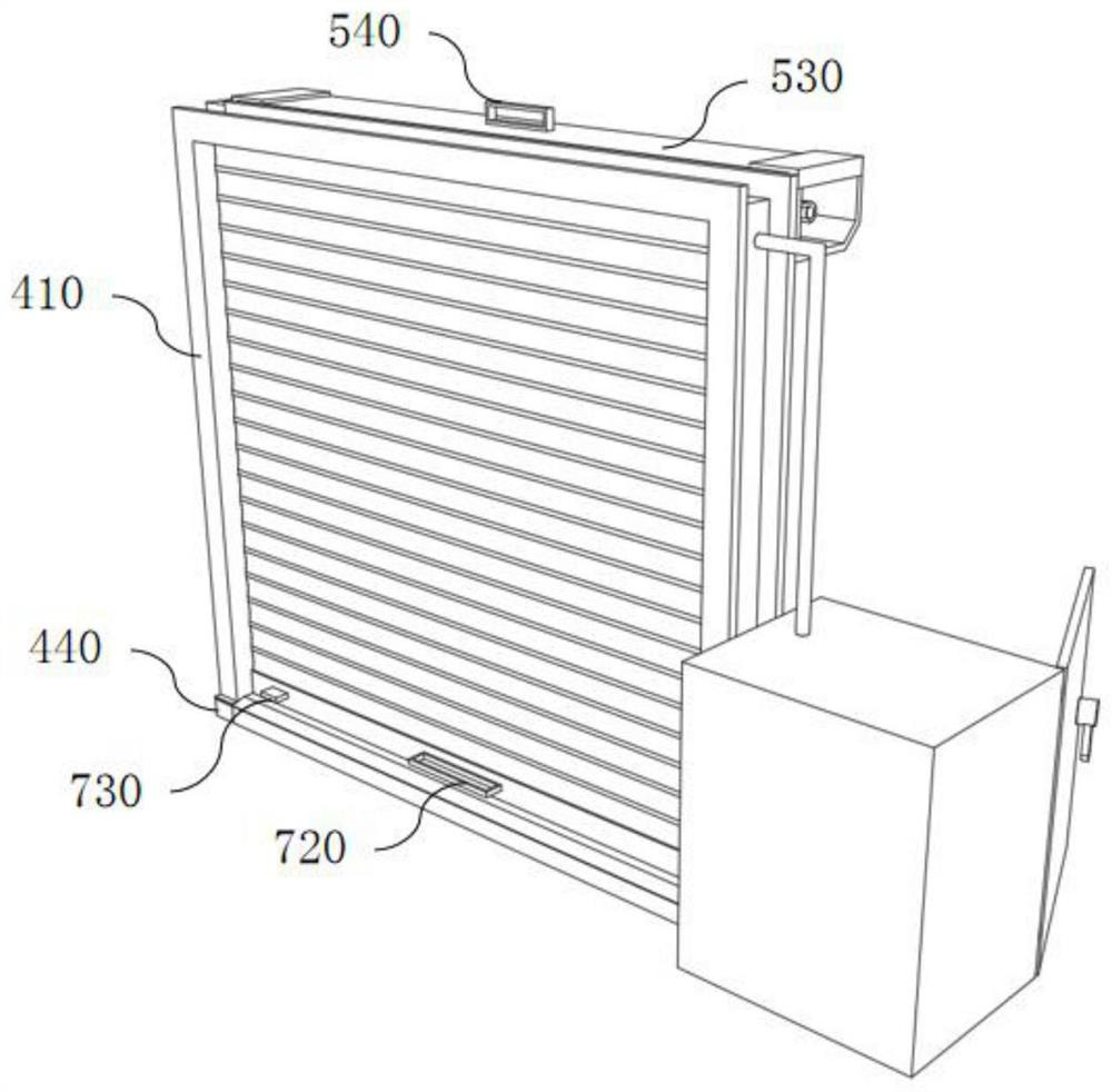 Fireproof roller shutter security door with fire extinguishing mechanism