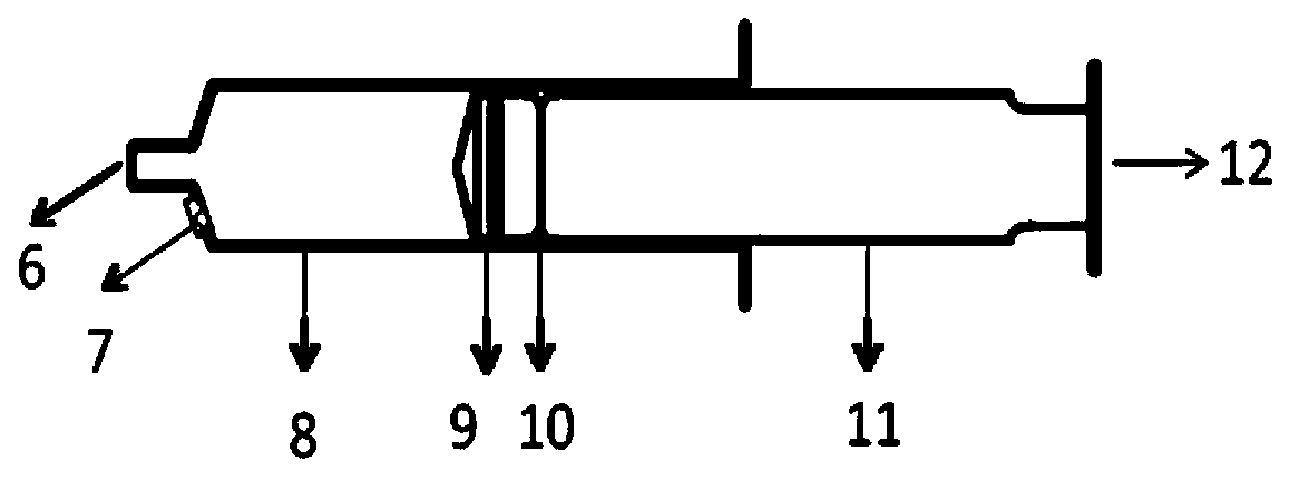 Detection control device for anesthetics in blood