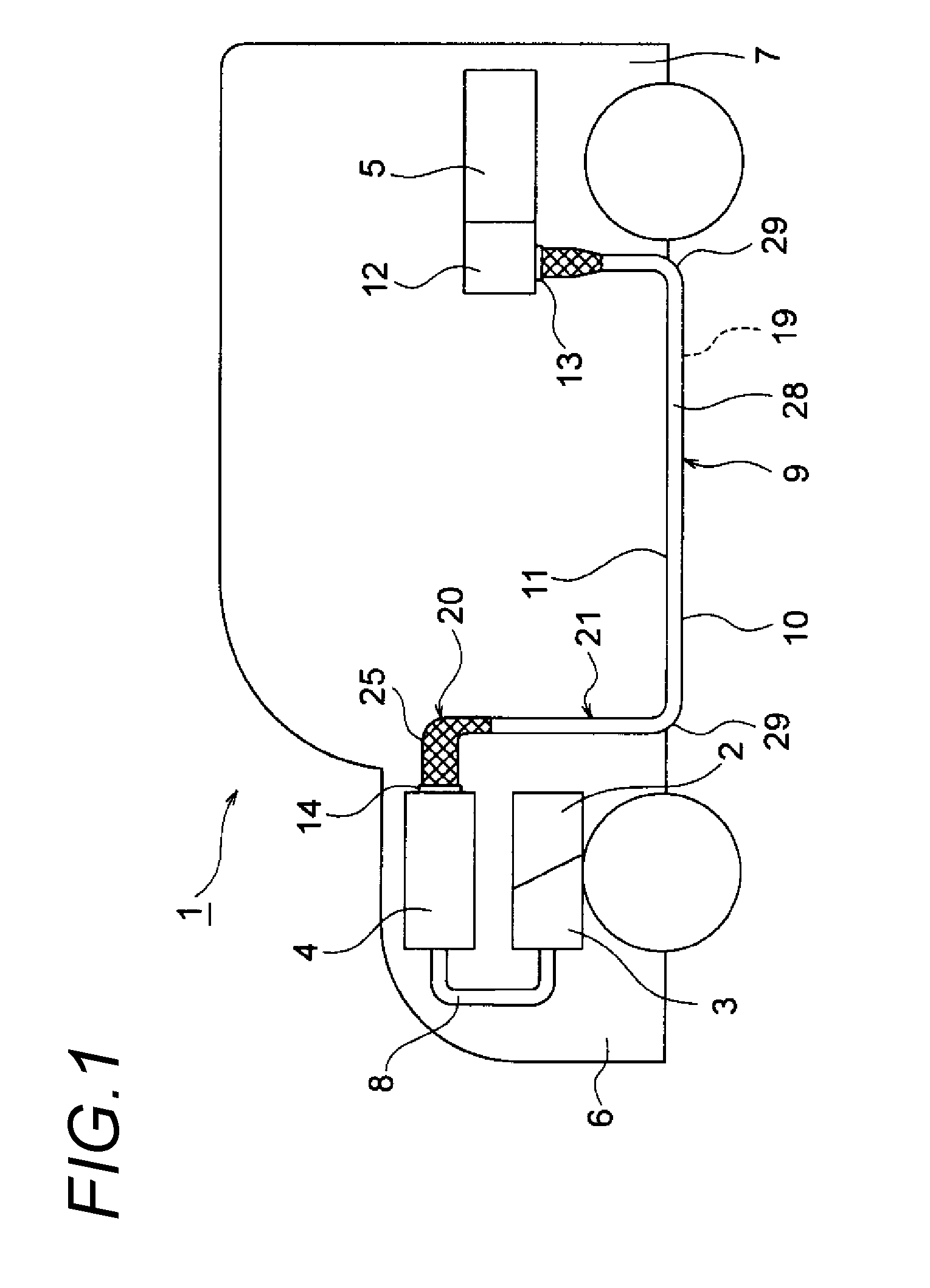 Wire harness with exterior member