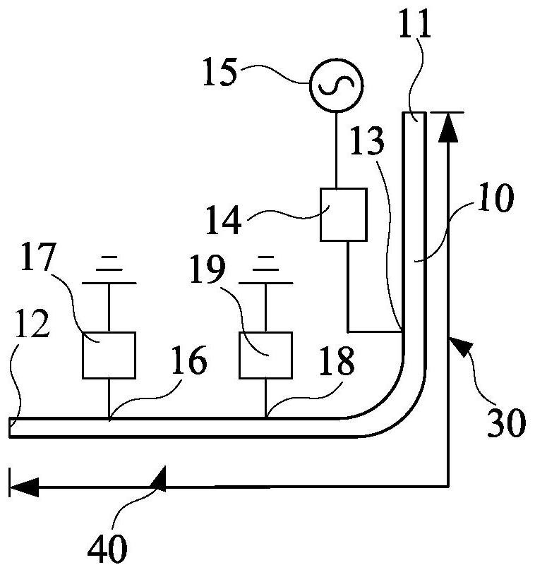 Antenna assembly, middle frame assembly and electronic device