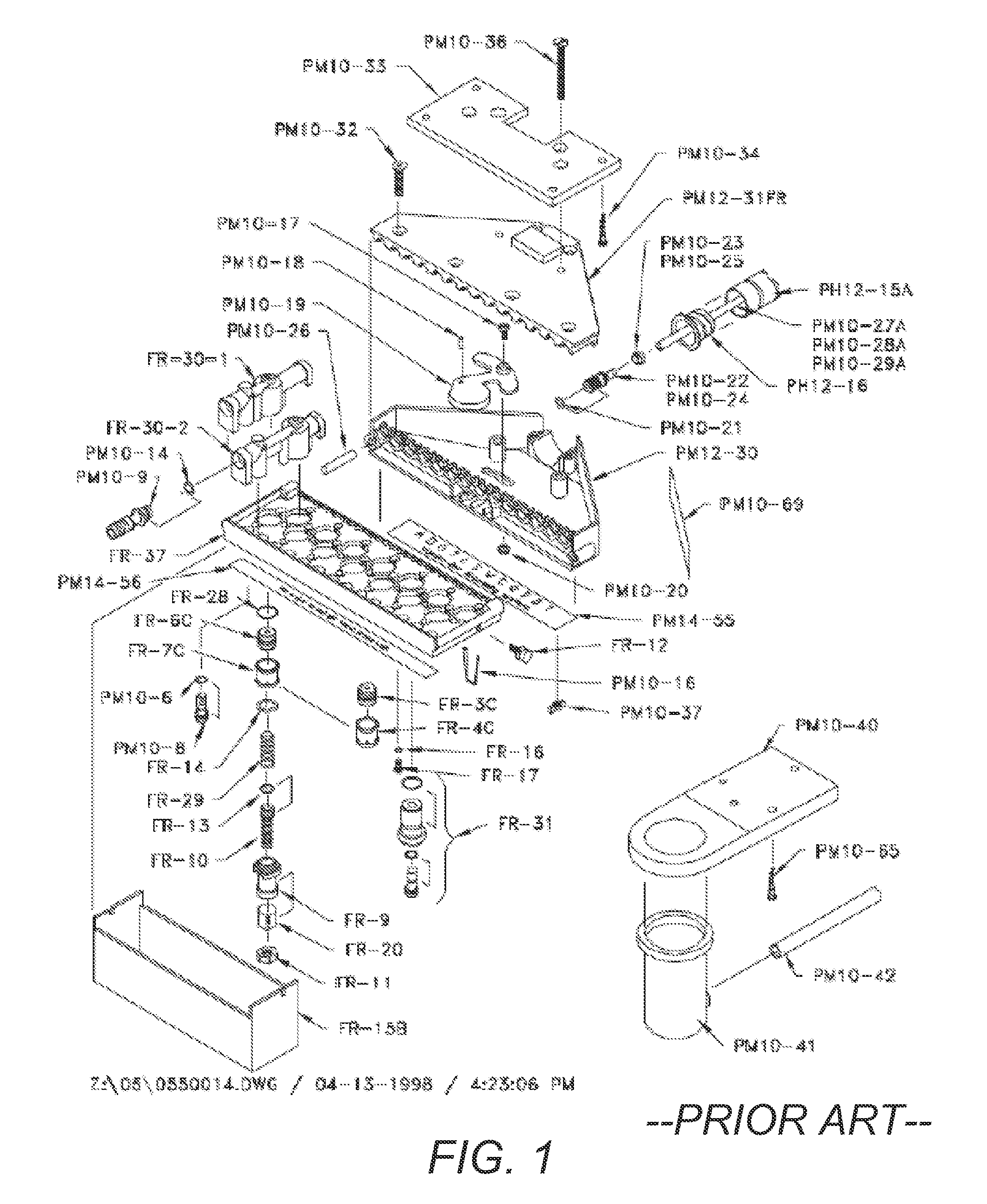 Elastomeric flow control device for a bar gun manifold