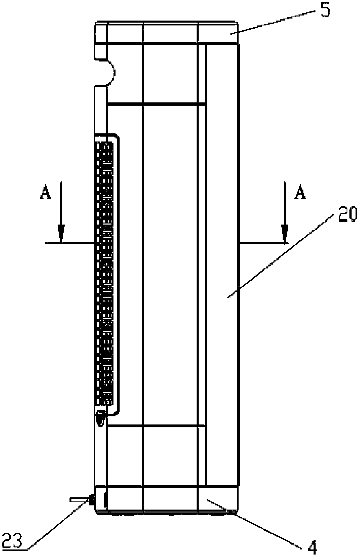 Vertical and horizontal dual-purpose electric heater and its shell