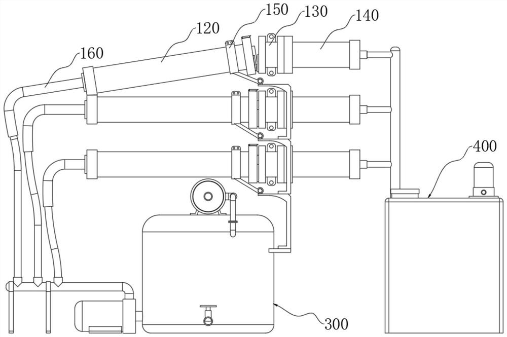 Reverse osmosis equipment with quick-release sewage cleaning mechanism based on reverse osmosis water treatment