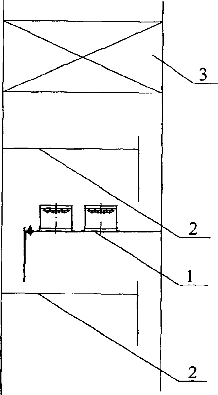 Vertical sieve plate and its application method in the separation system of ethyl acetate esterification