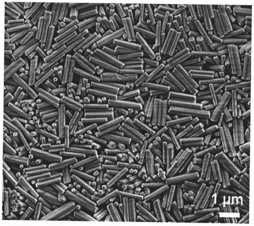 A method for preparing three-dimensional hollow molybdenum sulfide based on upconversion nanoparticles