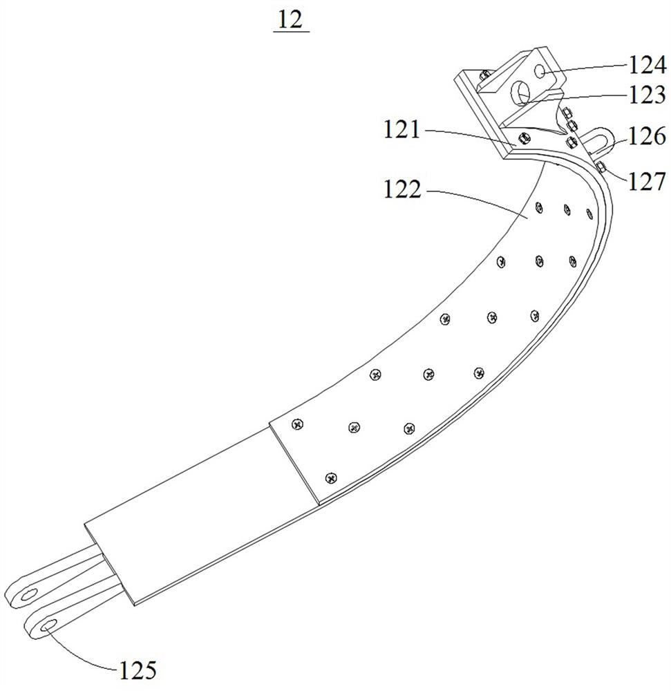 Belt brake system of dynamic compactor