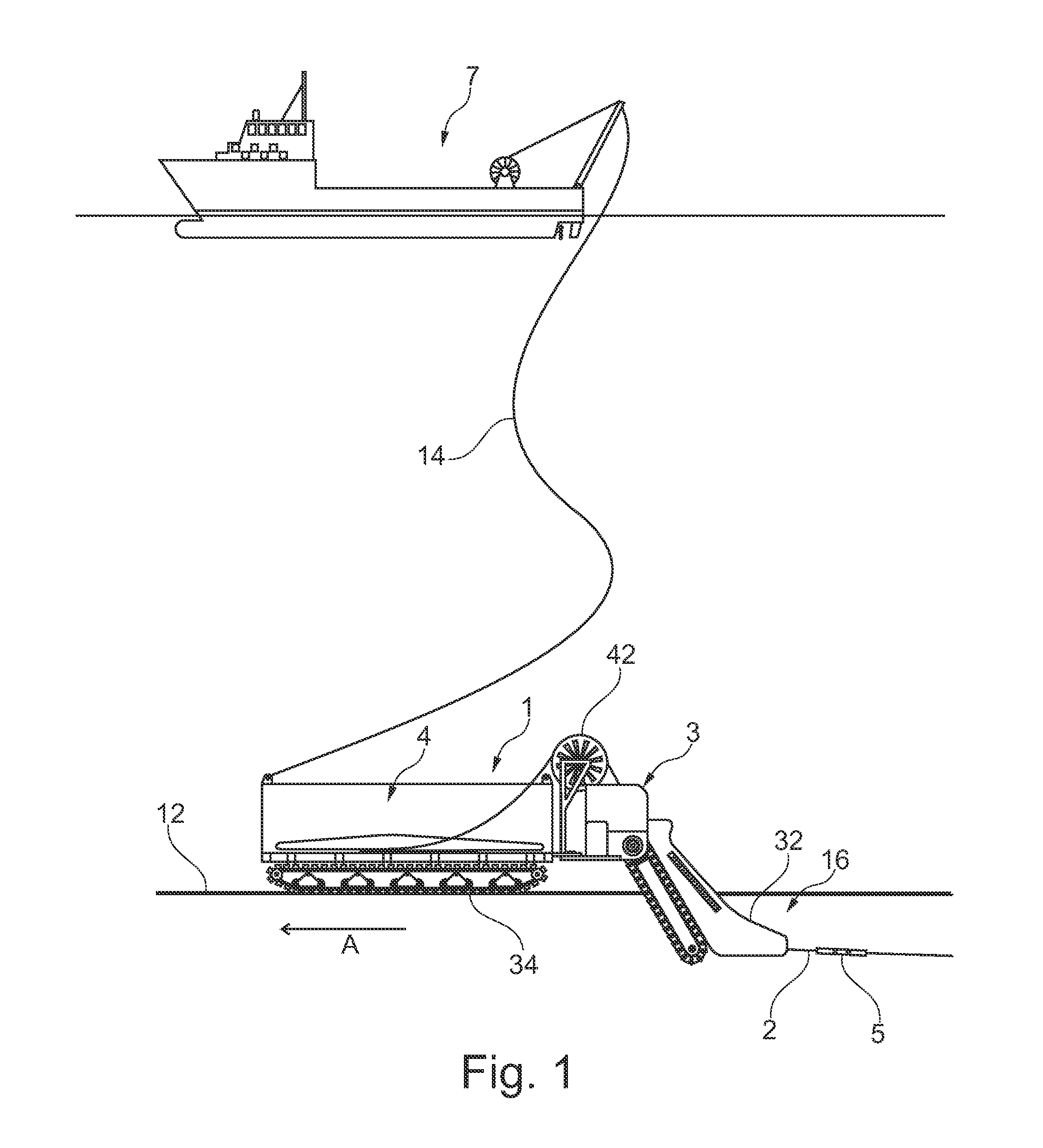 System for subsea cable installation