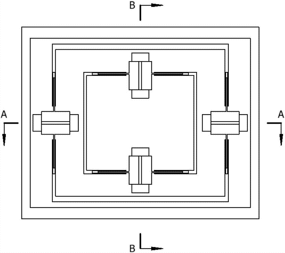 Resonant graphene dual-axis accelerometer