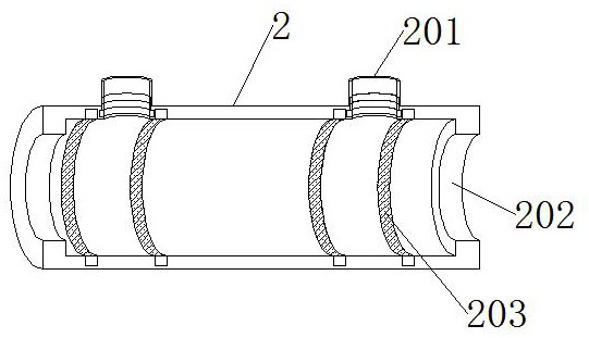 Prefabricated assembly type ancient building reinforcing and mounting structure