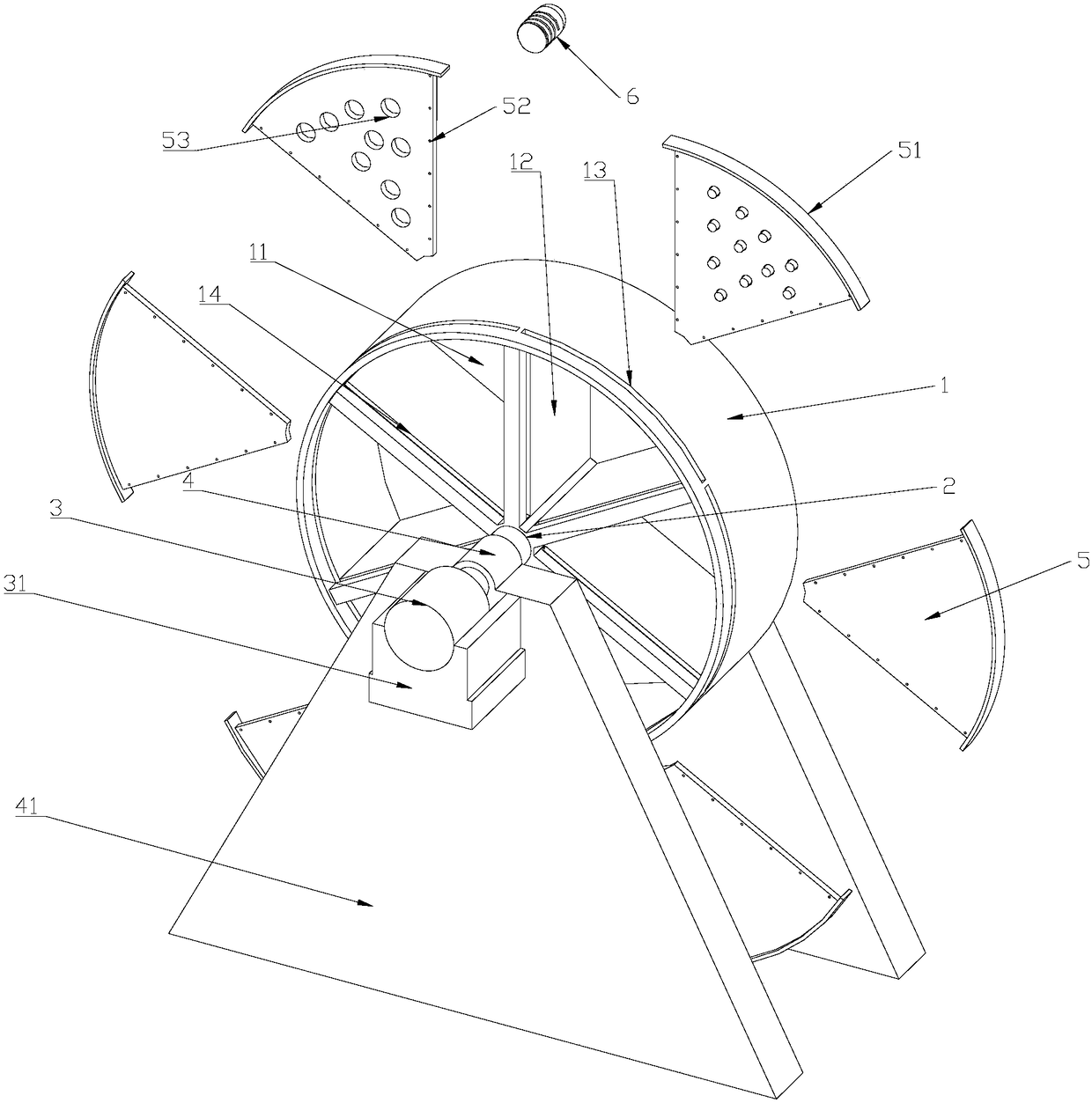 Device for detecting falling resistance of POS machine