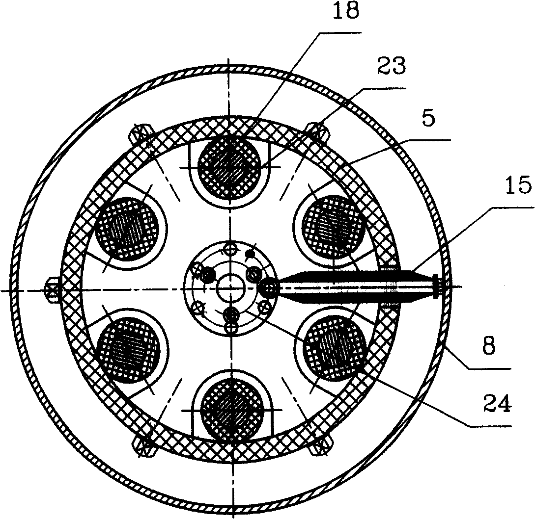 Off-circuit tap-changer with shielding device