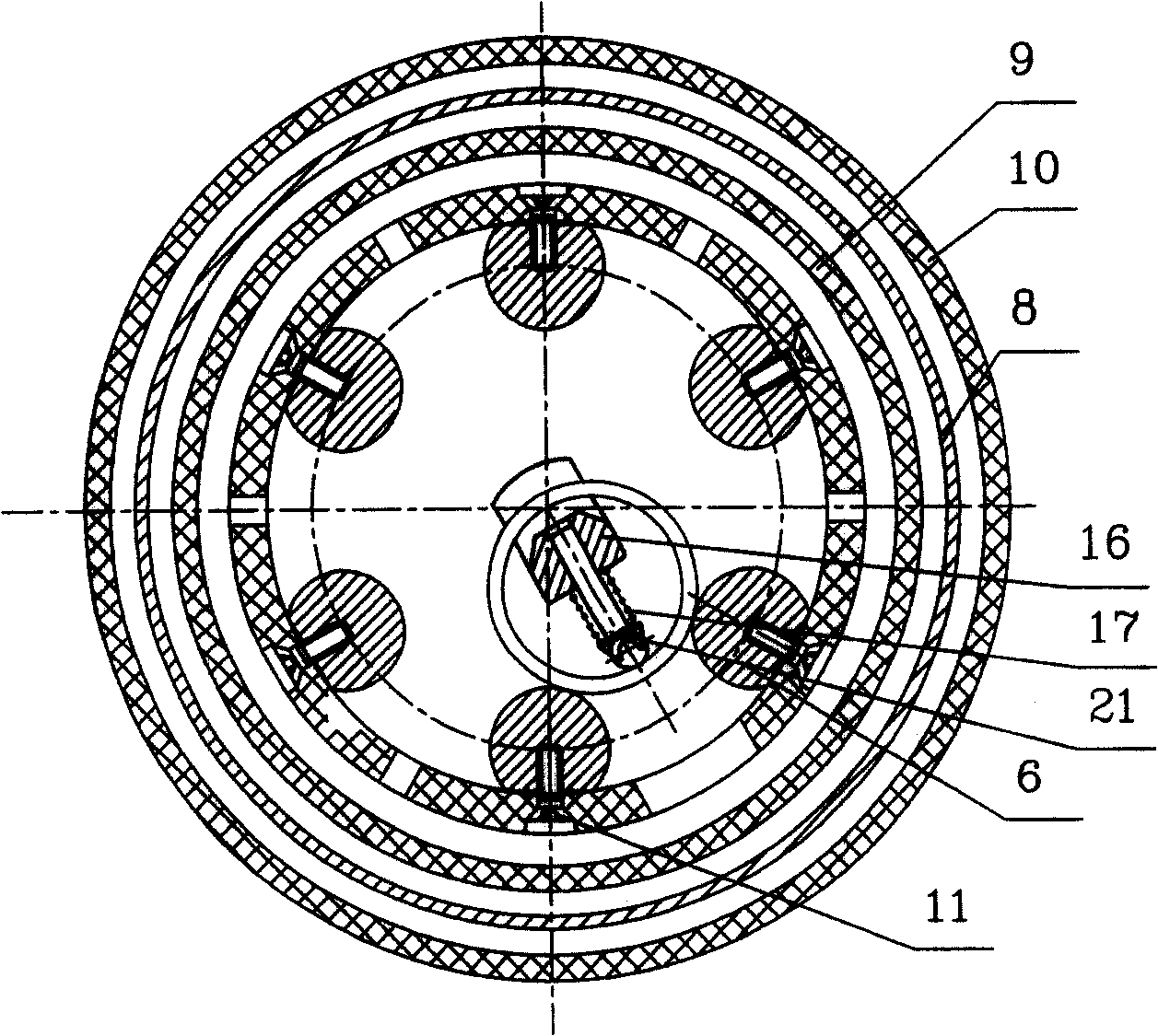 Off-circuit tap-changer with shielding device