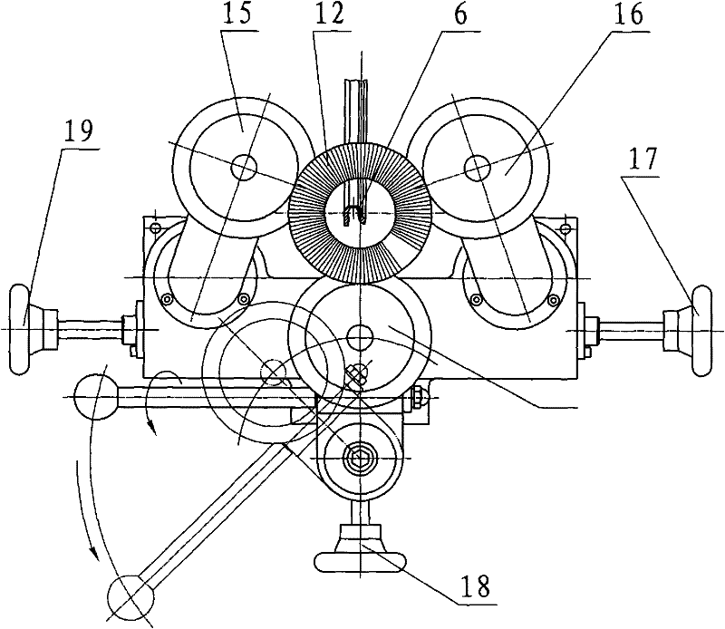 Ring-shaped winding machine