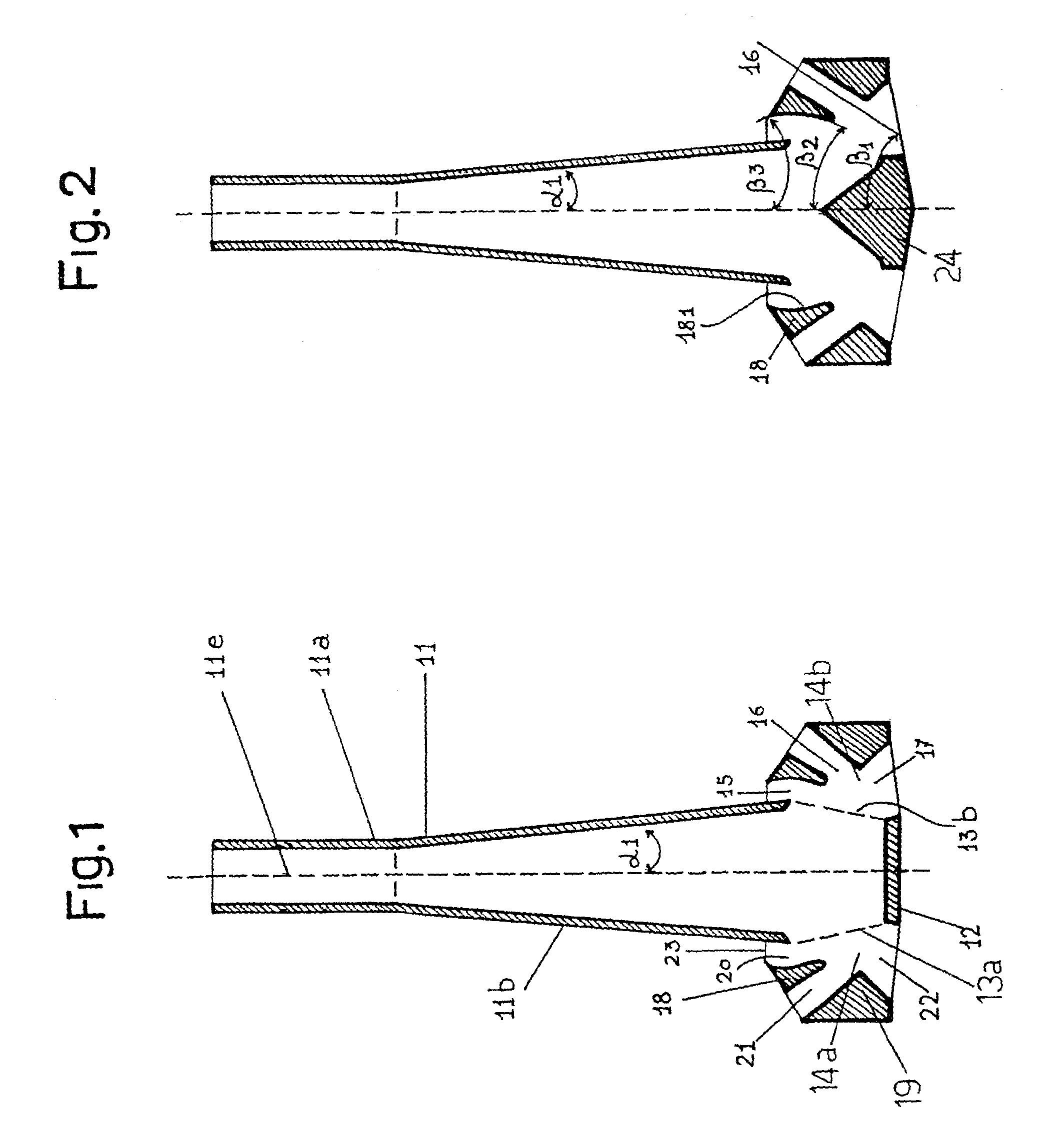 Nozzle for continuous casting