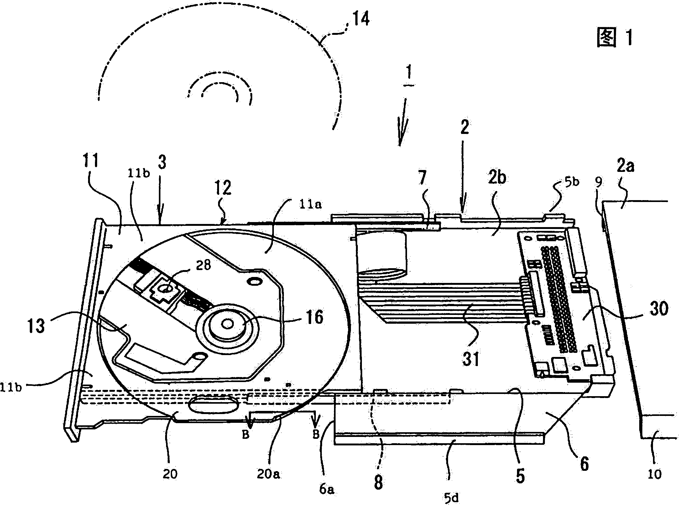 Disk drive device