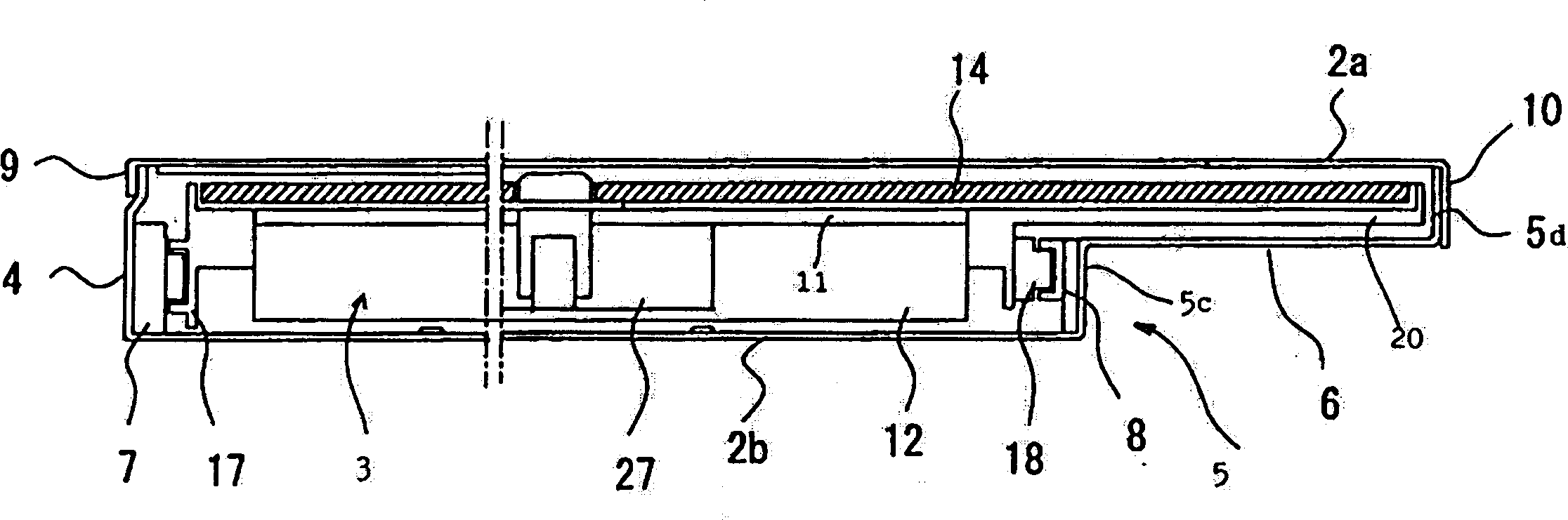 Disk drive device