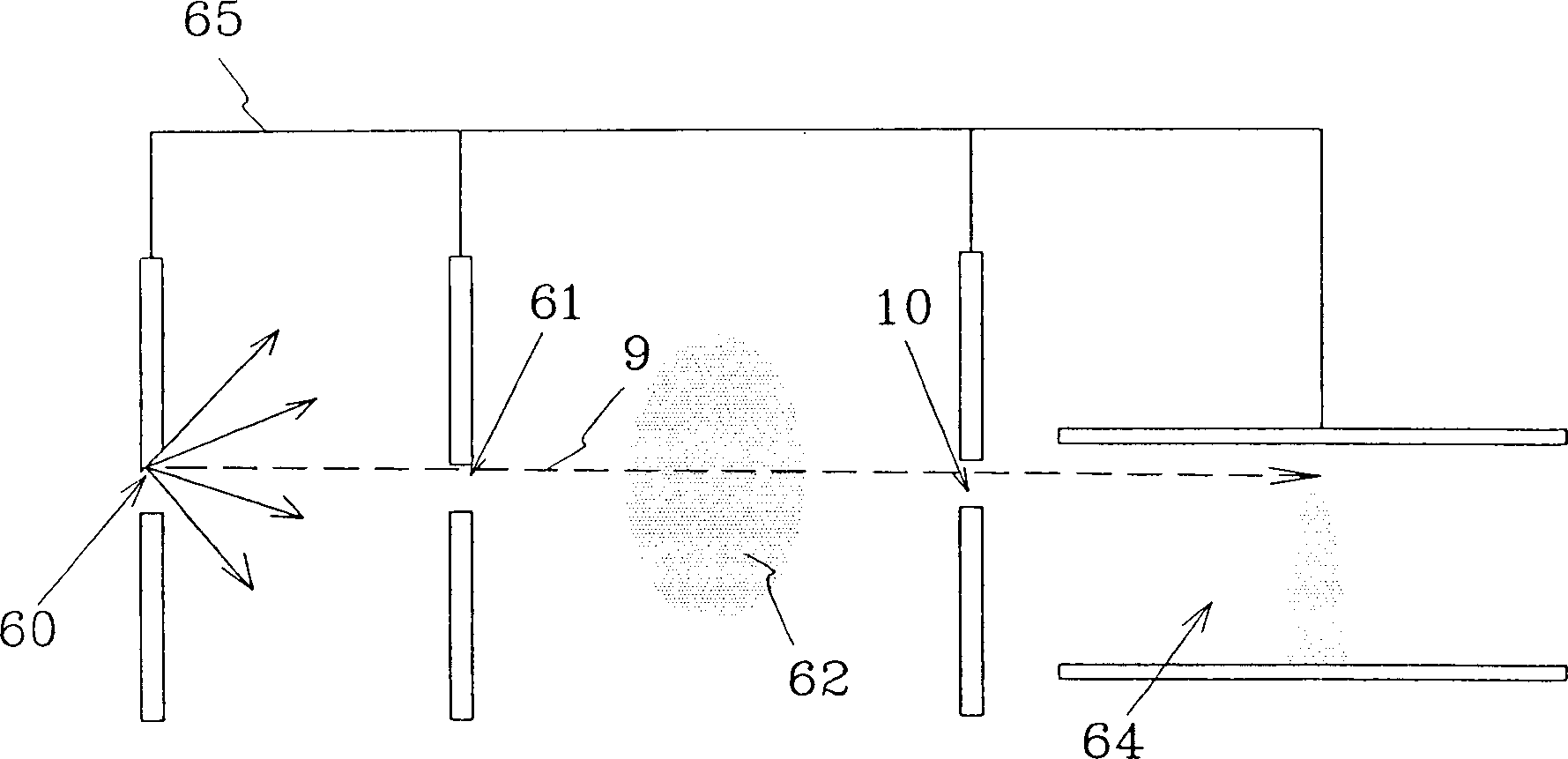 Method and apparatus for radiography and radiation detector