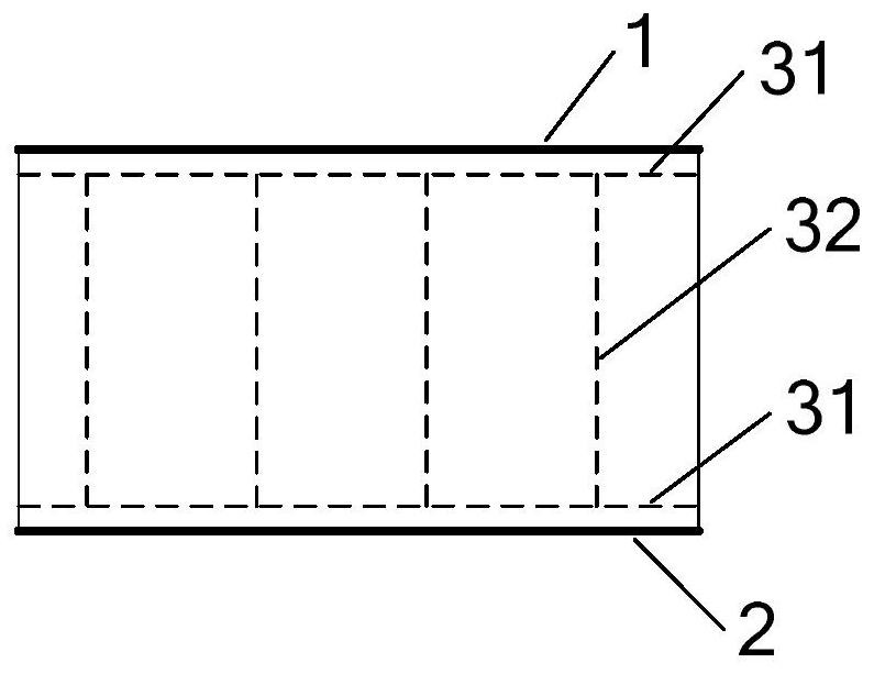 Reinforced gypsum board and production system and production method thereof