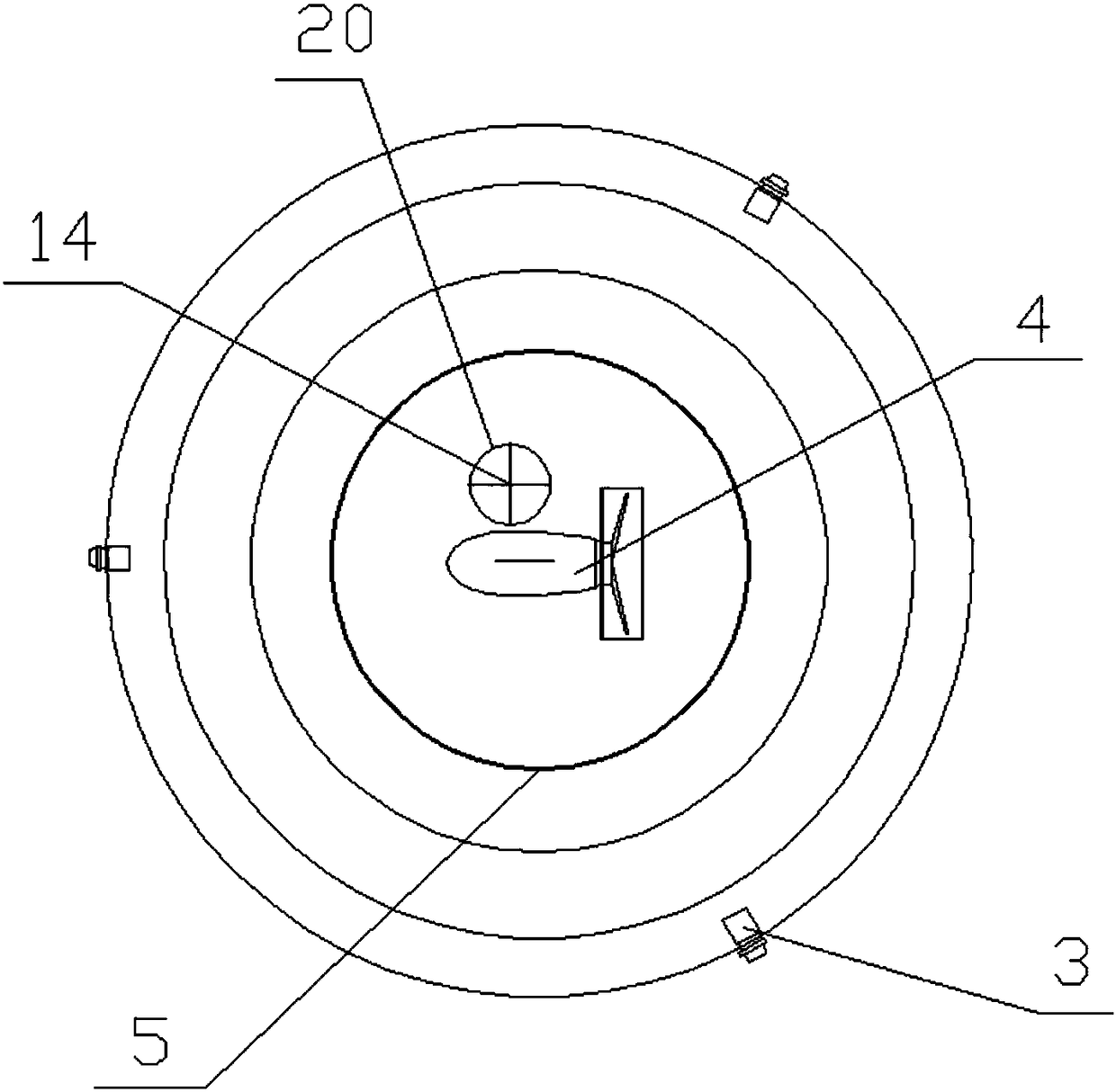 An unmanned automatic positioning floating body and its realization method