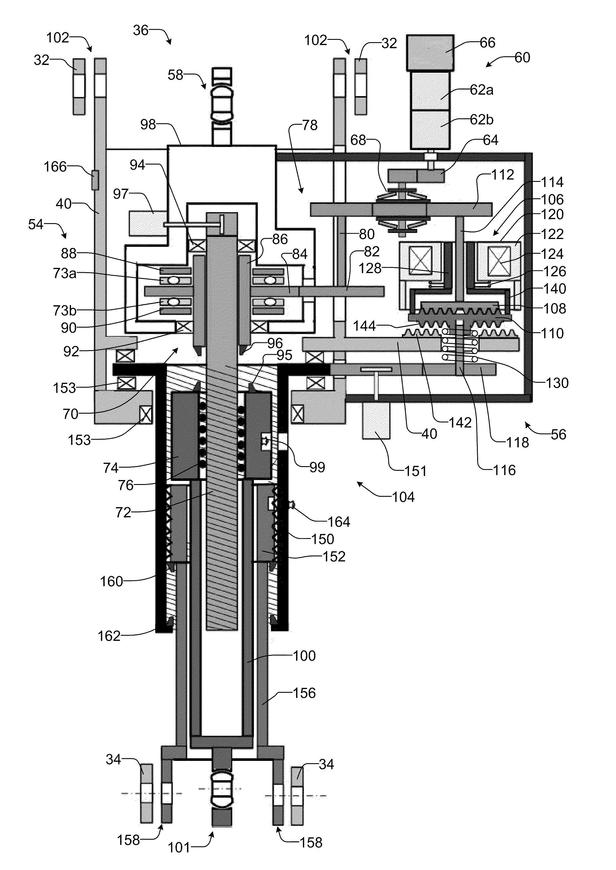 Aircraft stabilizer actuator