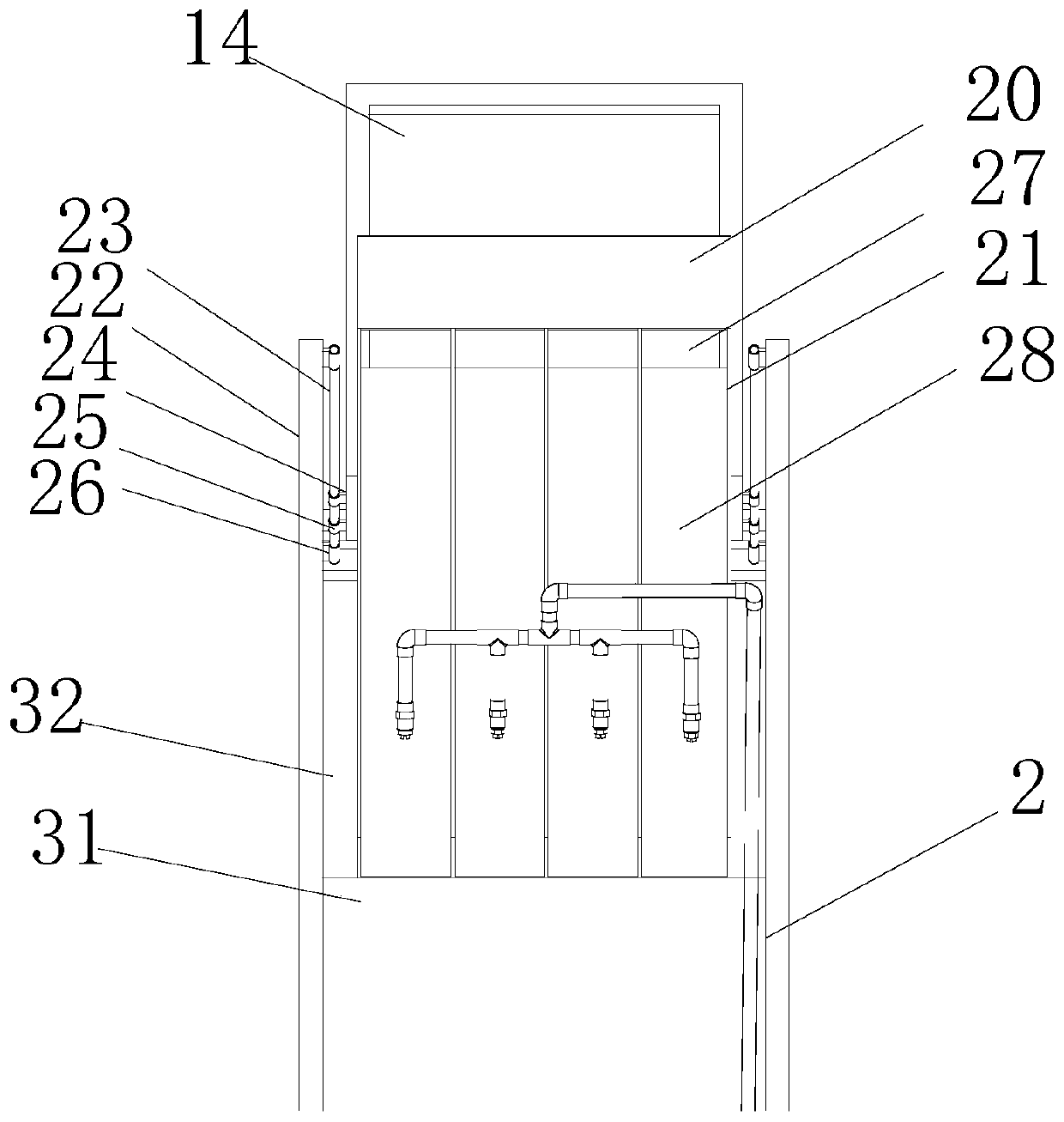 Agricultural seed sun-drying device capable of removing dust and chips