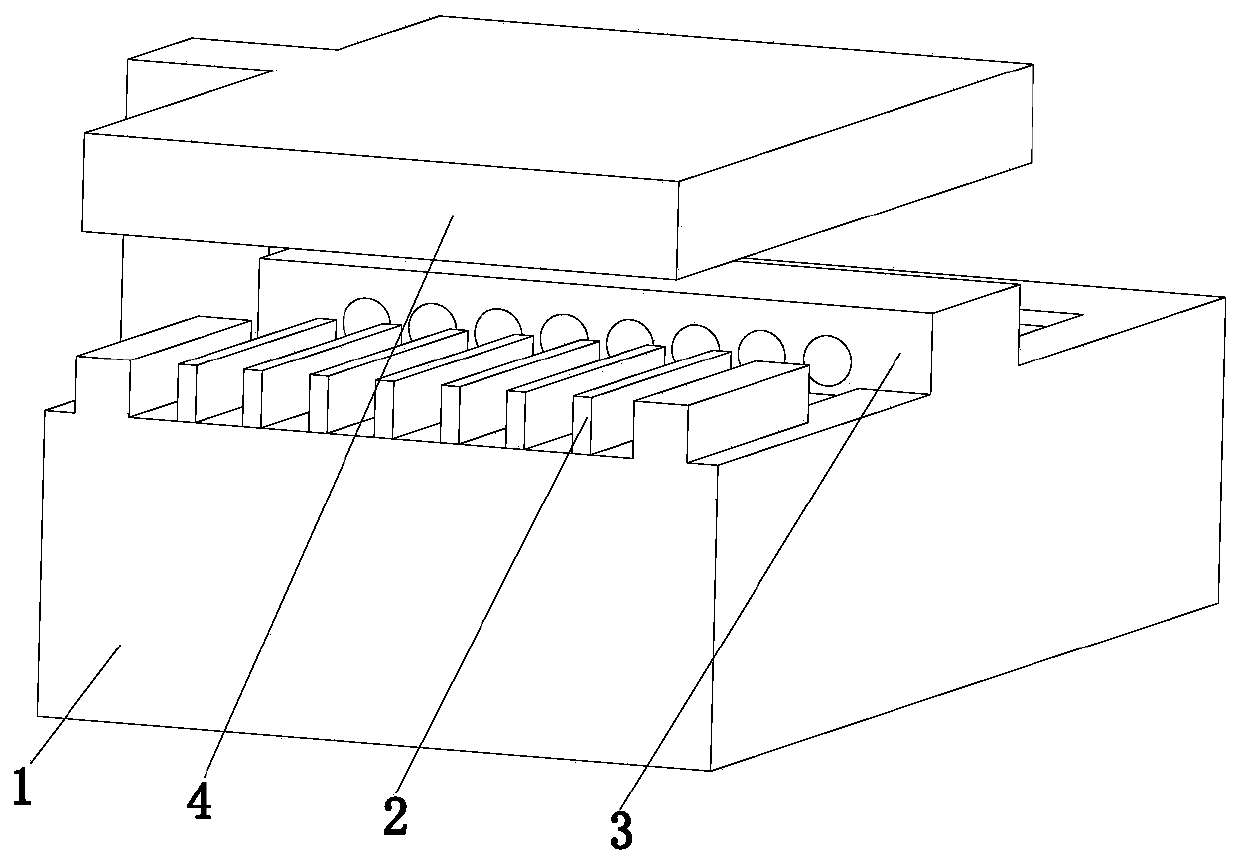 Rolling finish machining method for hot rolled ribbed bar hot rolling manufacturing