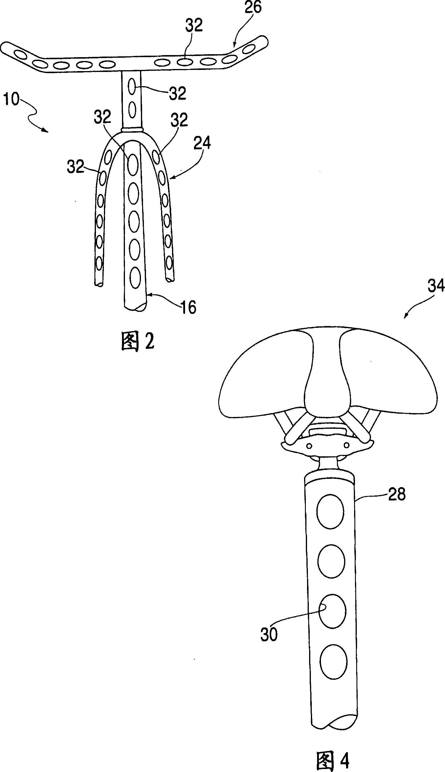 Bicycle having multiple tube frame structure.