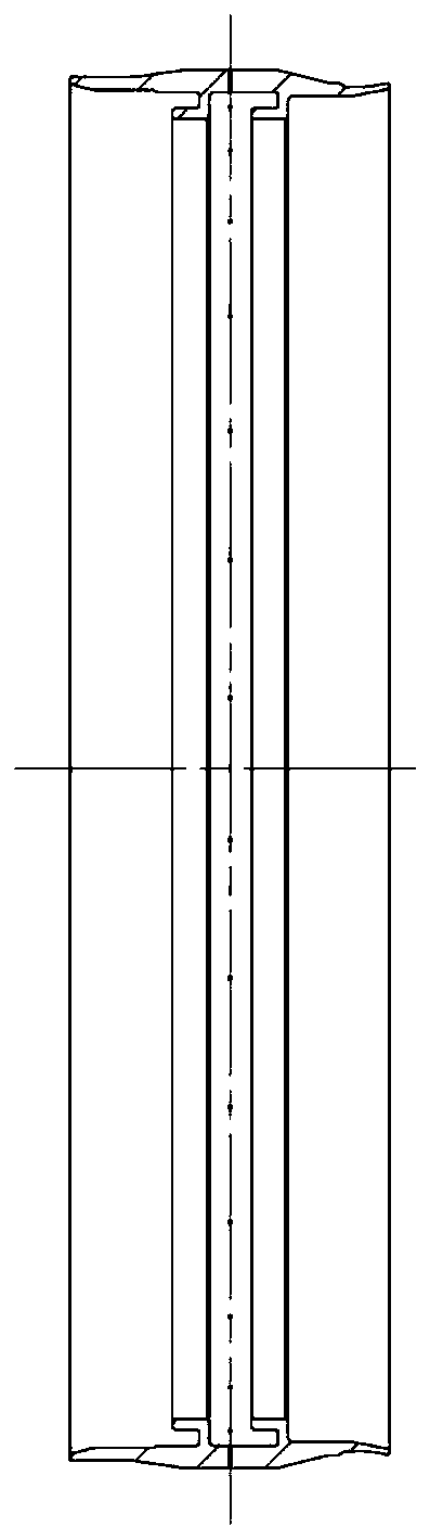 Combined-type cooling seal structure for high-pressure turbine rotor exterior ring