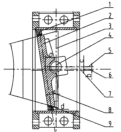 Five-eccentric butterfly valve