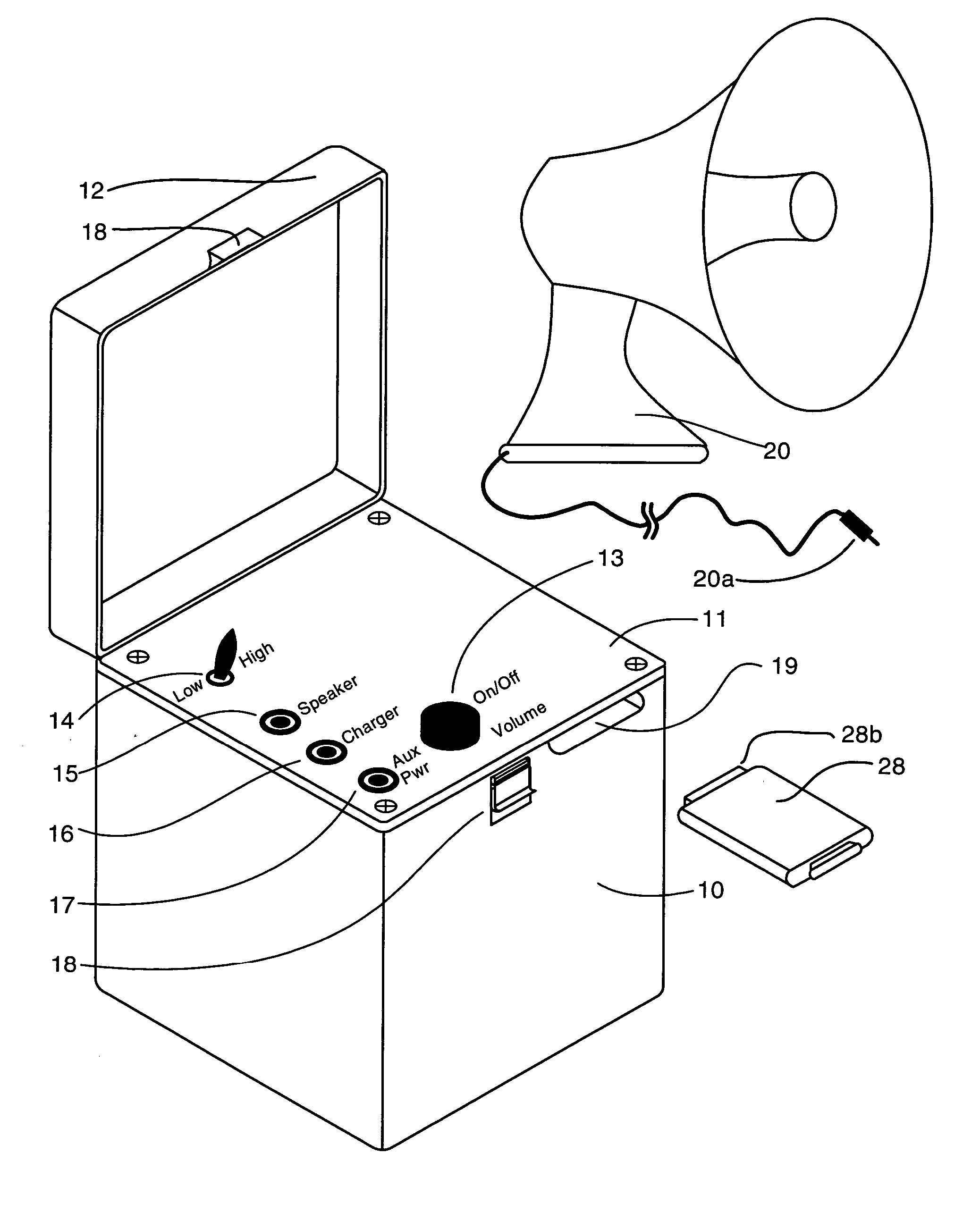 Audio device for luring wildlife