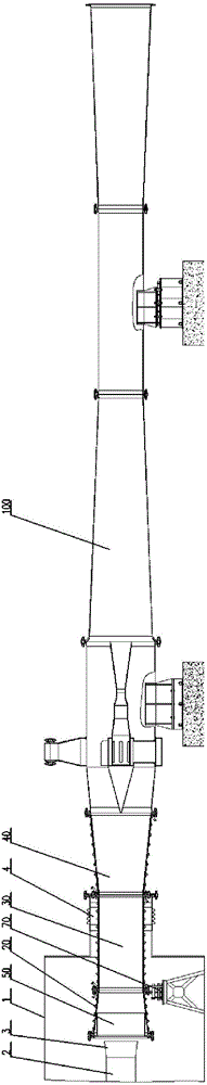 Exhaust apparatus for exhaust simulation test of exhaust nozzle of supersonic engine