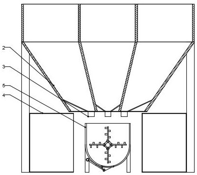 Vehicle-mounted cement concrete mixing device