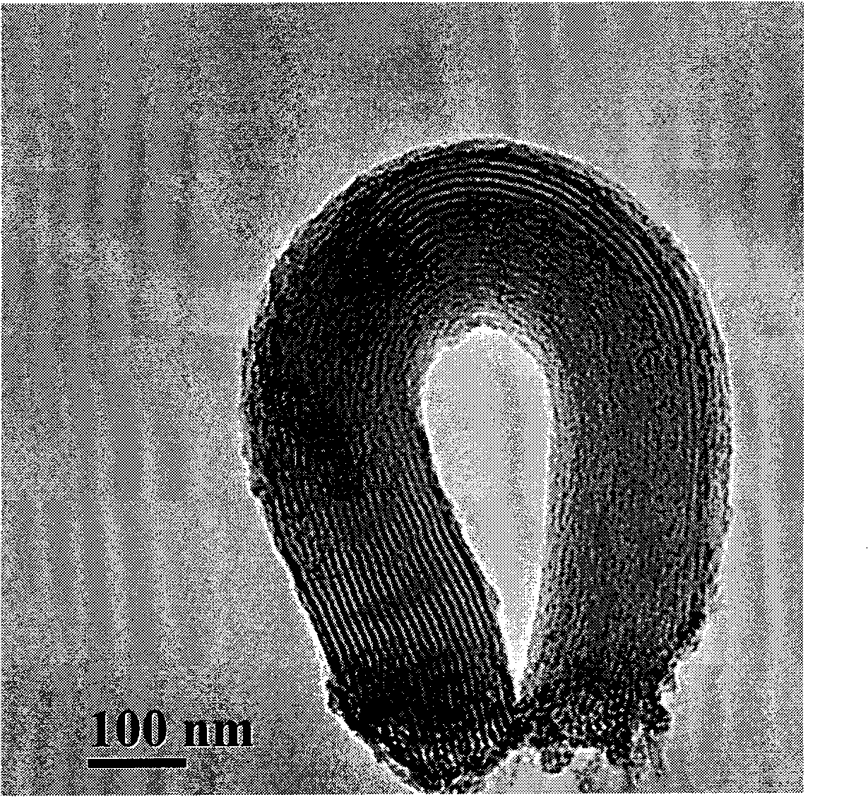 Bar-shaped ordered mesopore silicon dioxide nano material and preparation method thereof