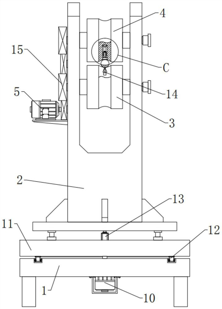 Conveying device for metal wire production