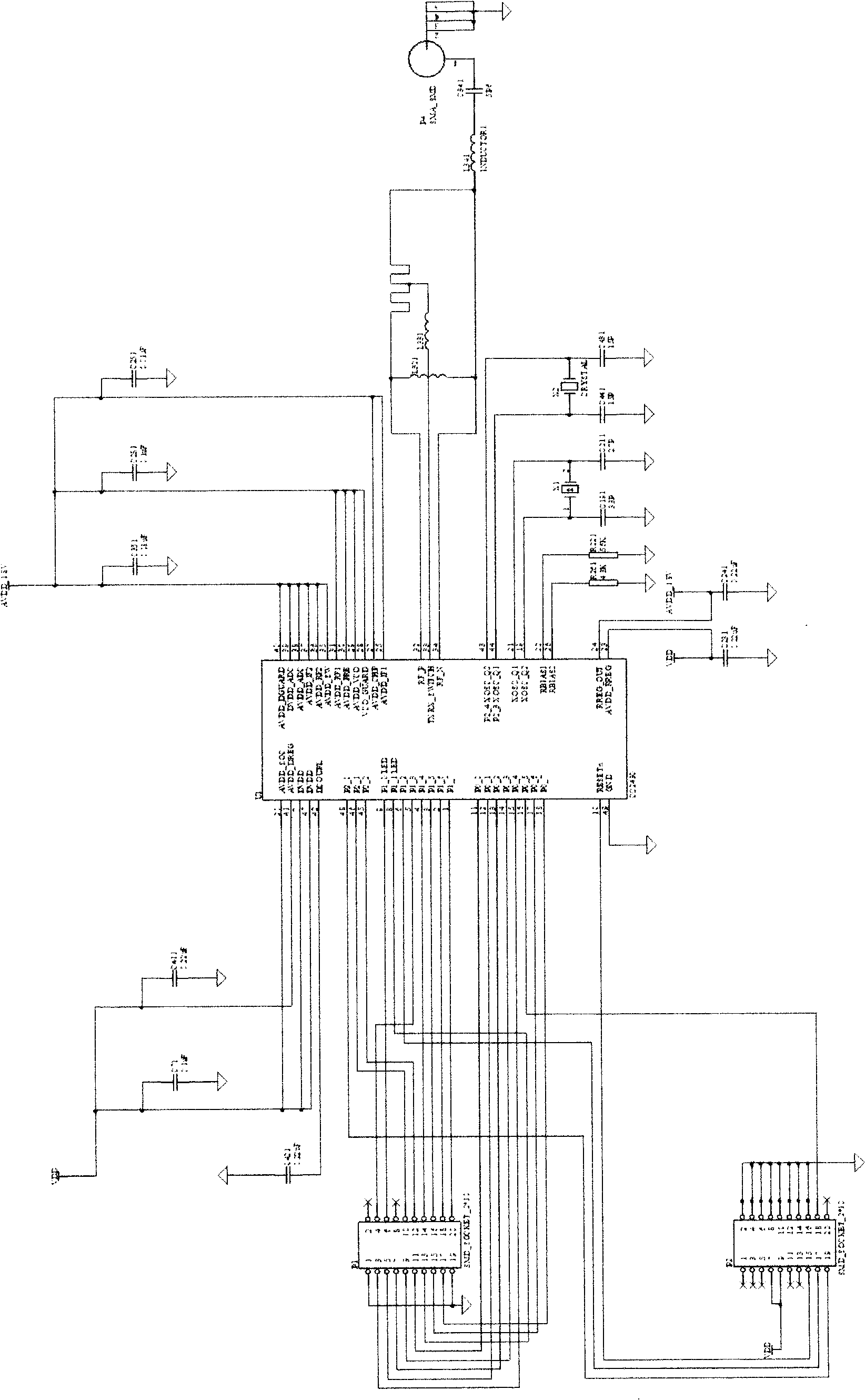 Development device for wireless sensor network based on ZigBee protocol