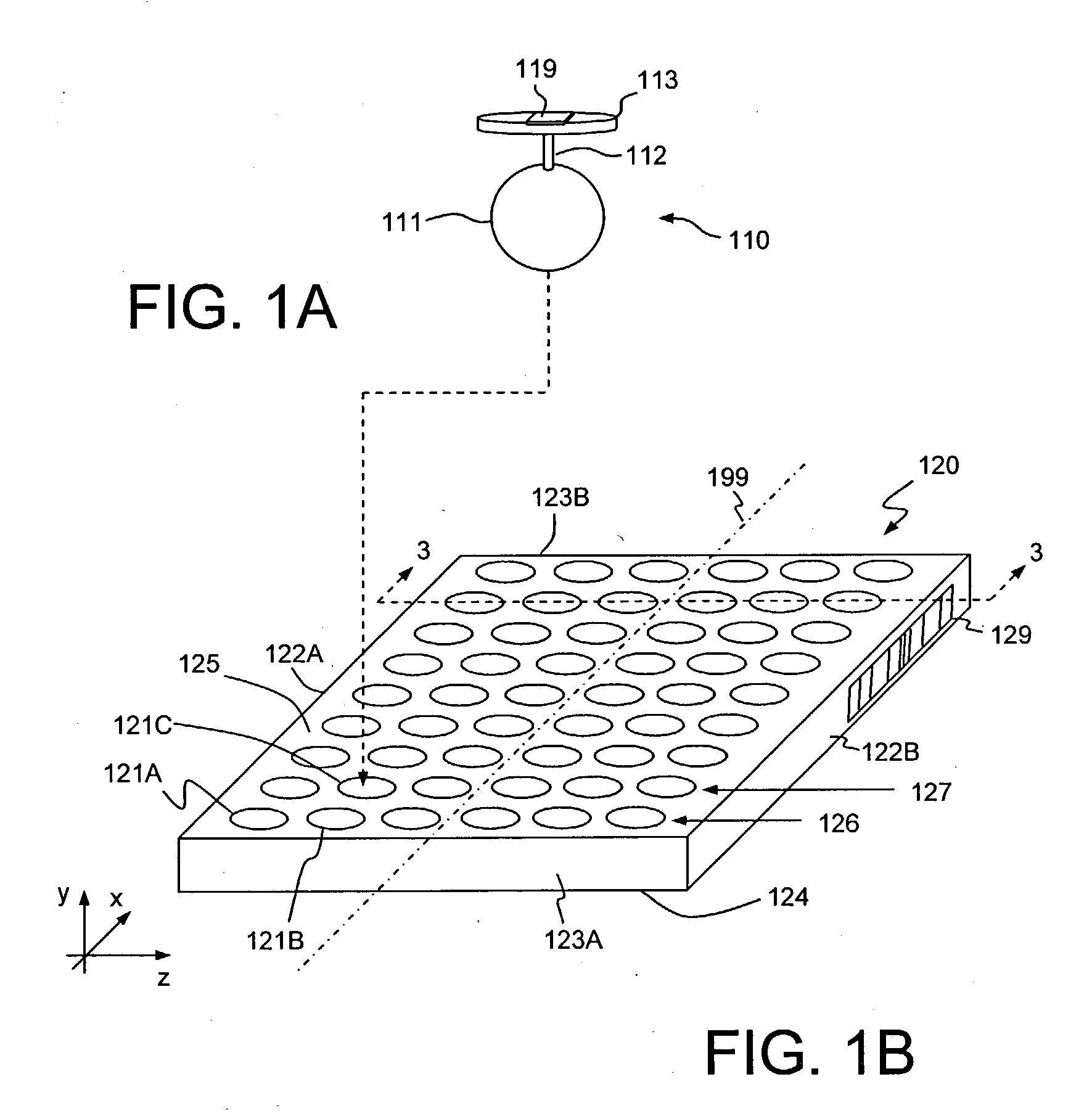 Sealed sample storage element system and method