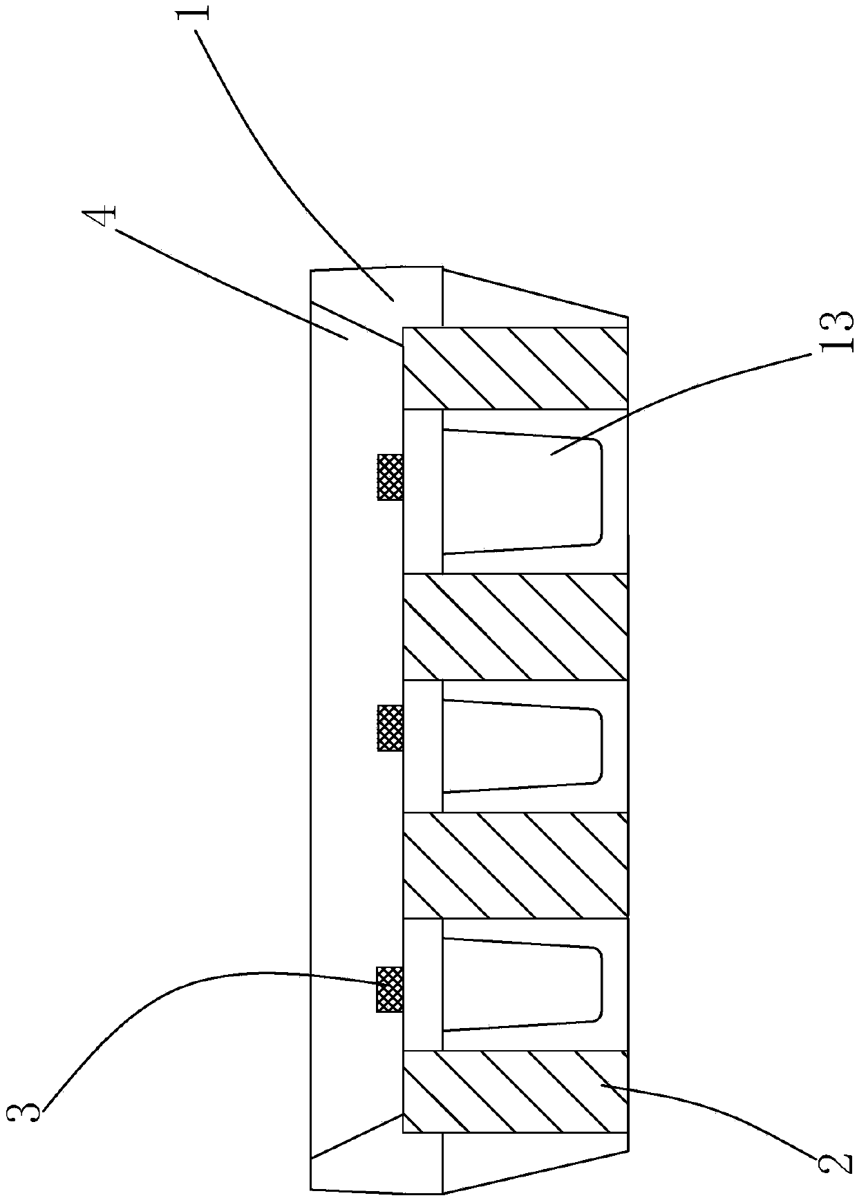 LED support, LED luminescent device and LED display screen