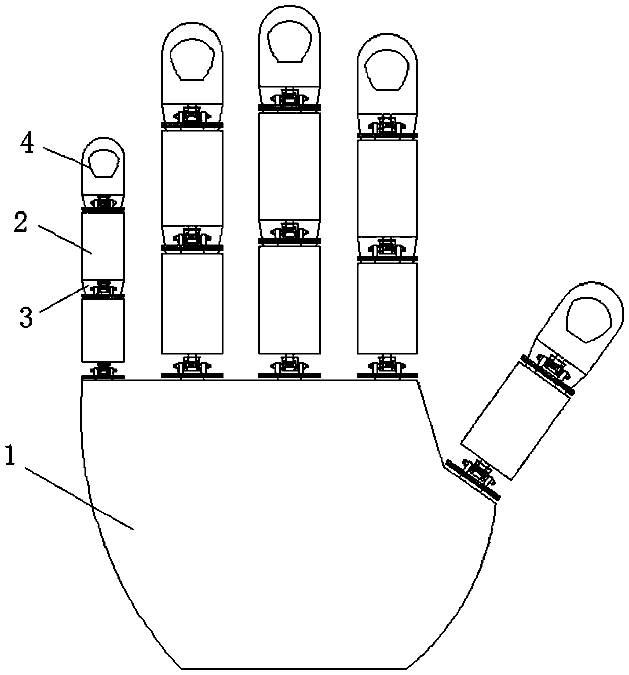 Robot finger joint