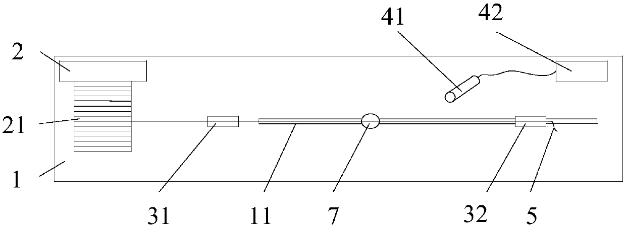 Optical fiber torsion testing device and method