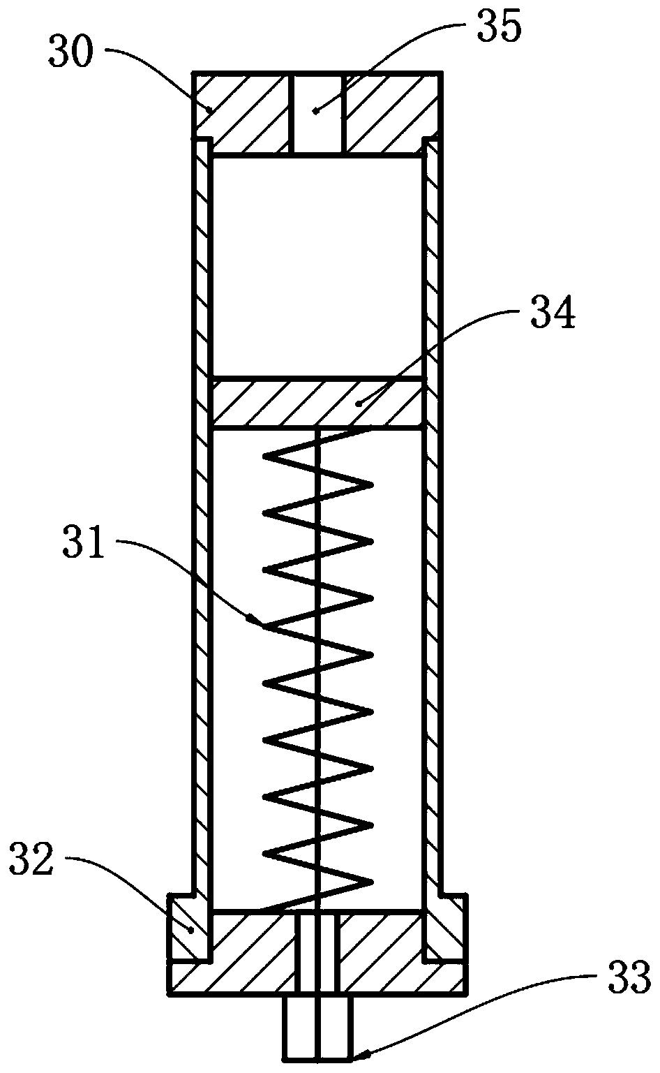 Ocean profile motion platform based on ocean temperature difference energy driving and capable of achieving depth setting control