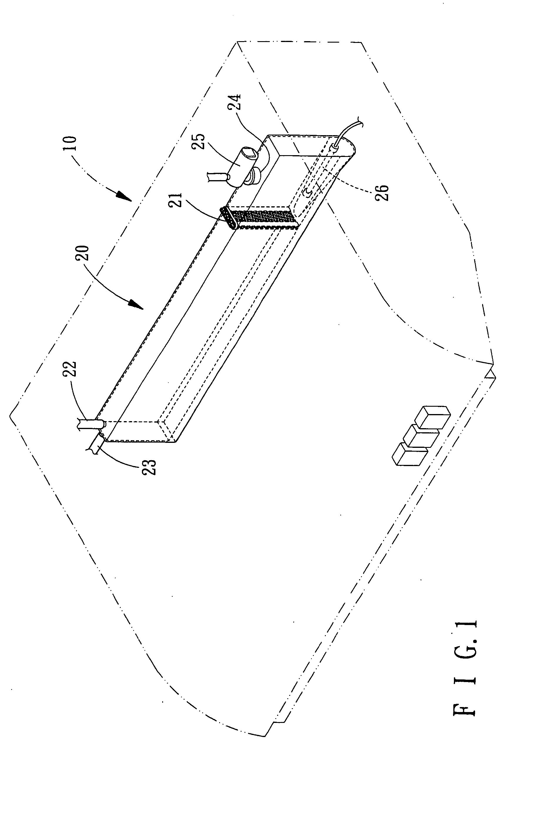 Cleaning device for kitchen ventilator