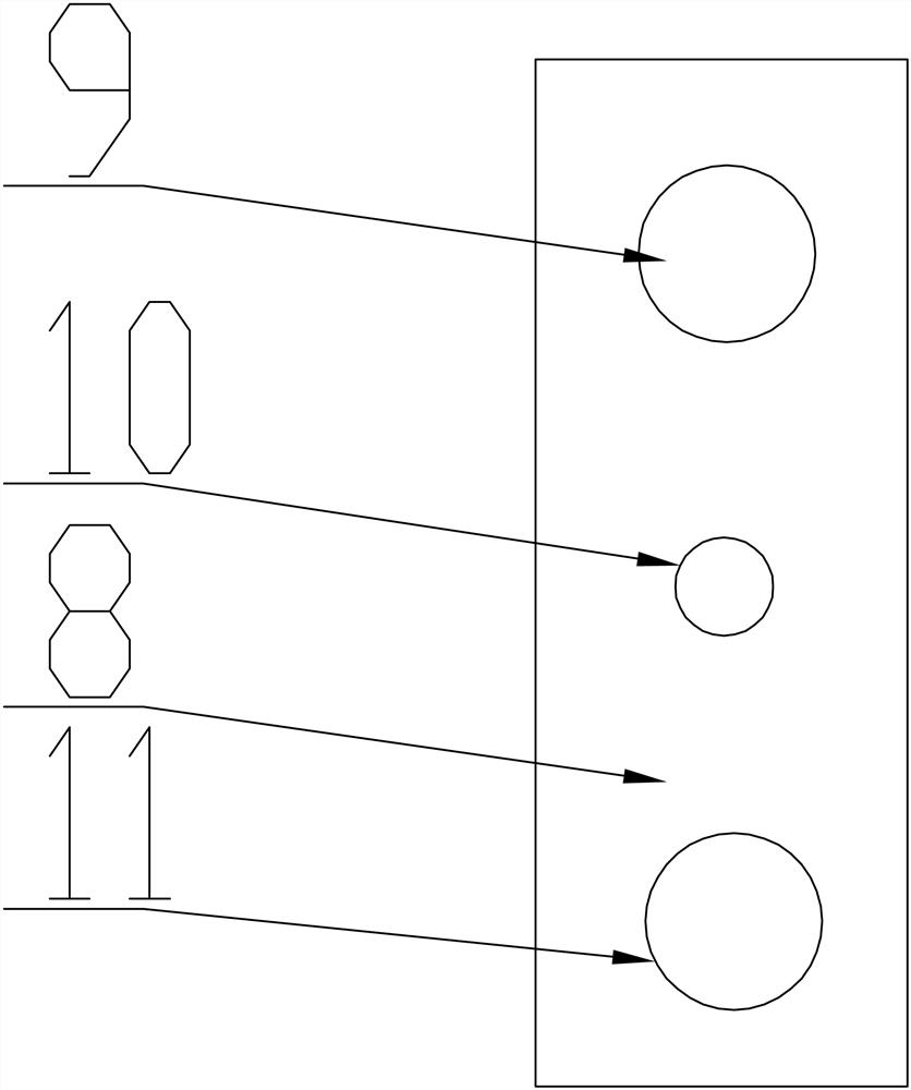 Handheld concrete roughness three-dimensional detection device and method