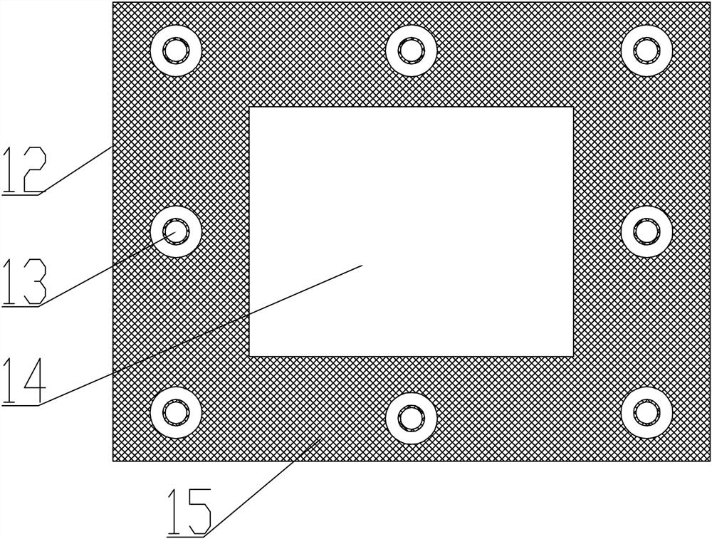 Handheld concrete roughness three-dimensional detection device and method