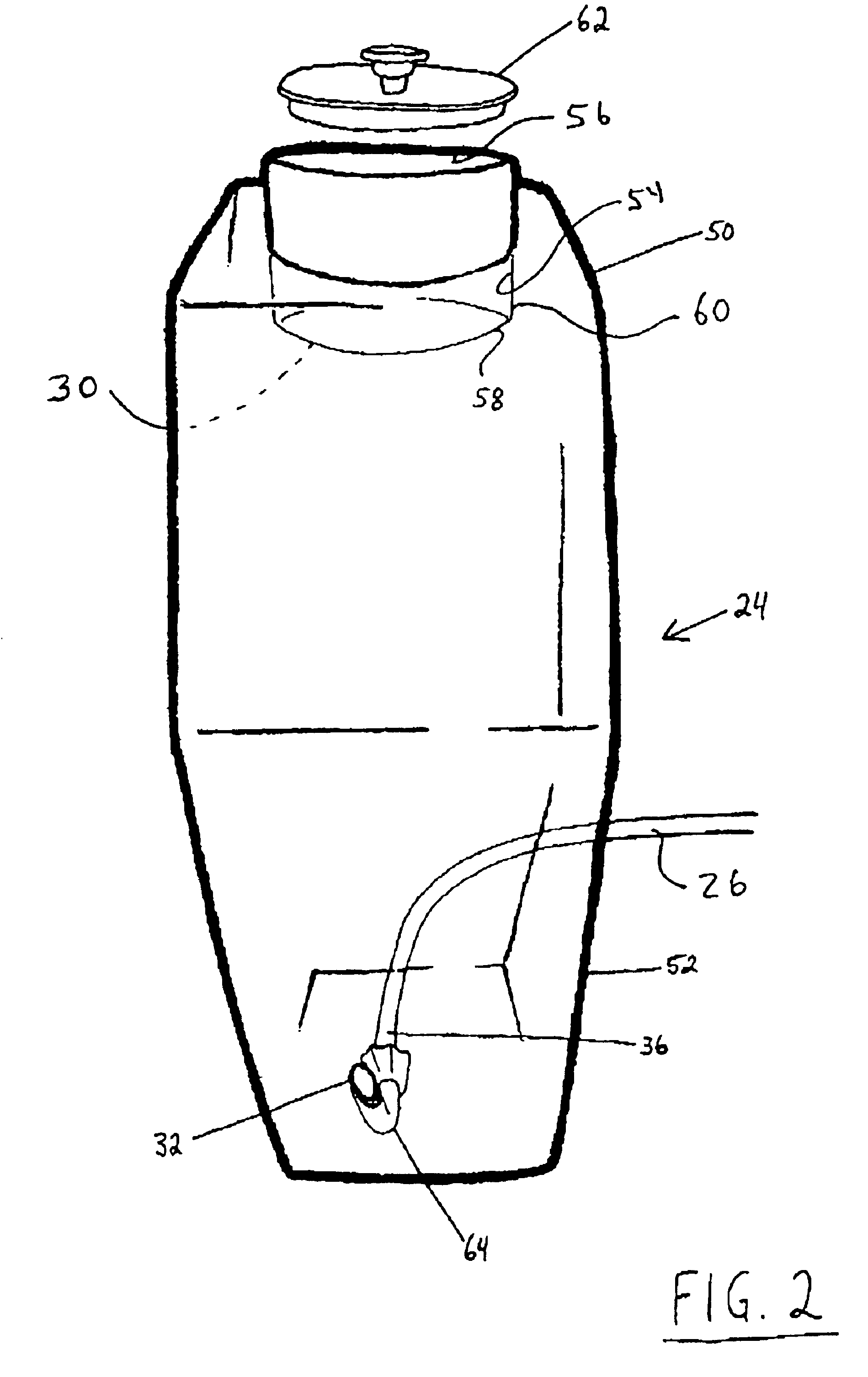 Liquid delivery apparatus for bicycle