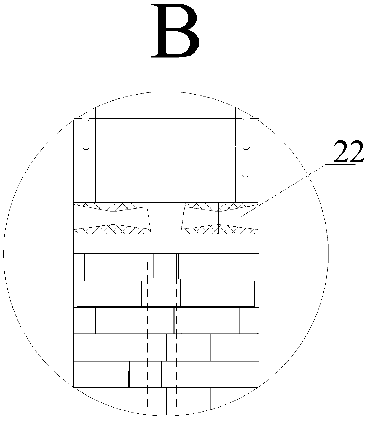 Operation method of recycling process system for treating VOCs (volatile organic compounds) waste gas