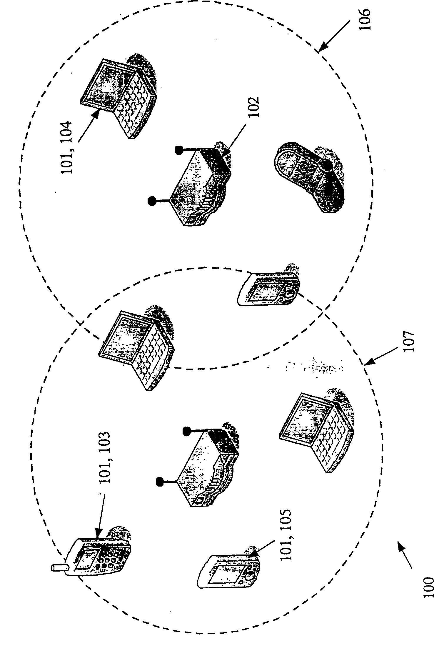 Medium access control method of radio local network and power supply management