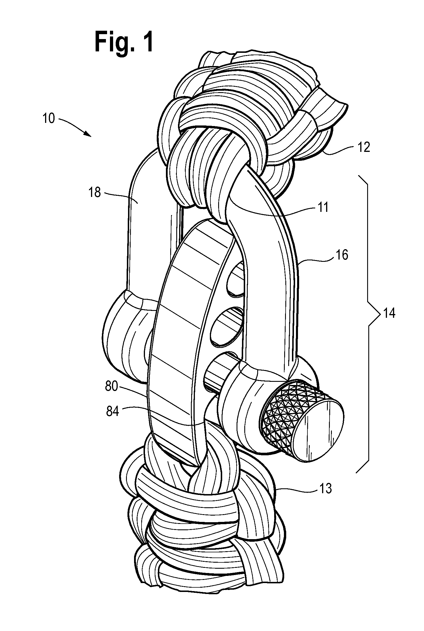 Paracord bracelet with shackle connector